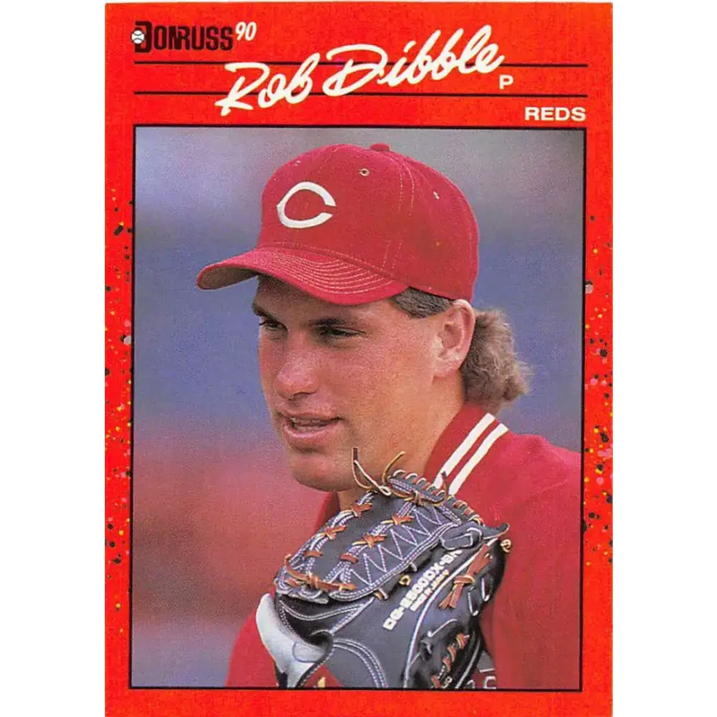 1990 Donruss #189 Rob Dibble VG-EX Cincinnati Reds Baseball Card - Baseball Card Single