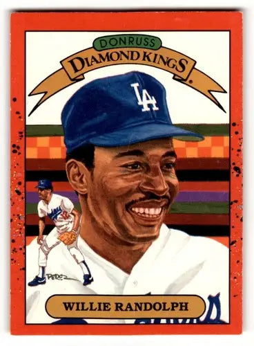 1990 Donruss #19 Willie Randolph Los Angeles Dodgers Baseball Cards ID:54669 - Baseball Card Single