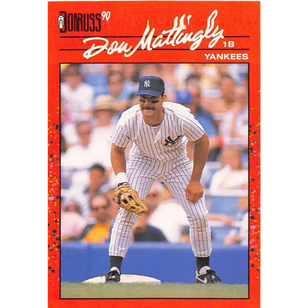 1990 Donruss #190 Don Mattingly VG-EX New York Yankees Baseball Card - Baseball Card Single