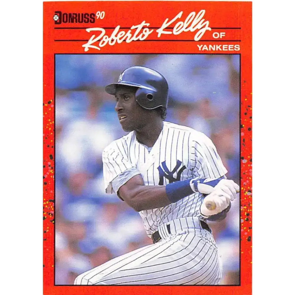 1990 Donruss #192 Roberto Kelly VG-EX New York Yankees Baseball Card - Baseball Card Single