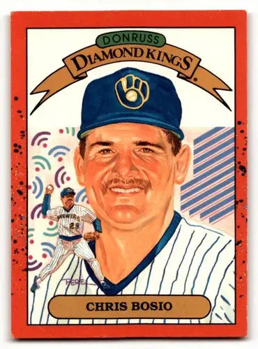 Chris Bosio Phillies baseball card with original gloss from 1990 Donruss #20