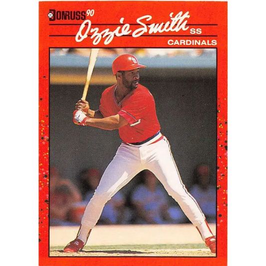 1990 Donruss #201 Ozzie Smith VG-EX St. Louis Cardinals Baseball Card - Baseball Card Single
