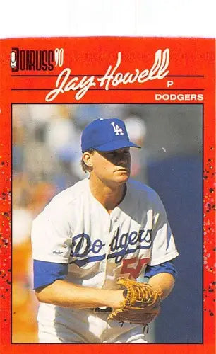 Jay Howell baseball card with original gloss from 1990 Donruss #203 NM-MT Dodgers