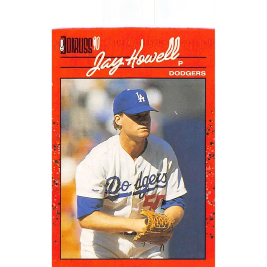 1990 Donruss #203 Jay Howell VG-EX Los Angeles Dodgers Baseball Card - Baseball Card Single