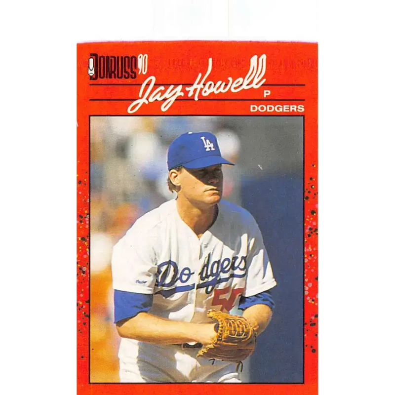 1990 Donruss #203 Jay Howell VG-EX Los Angeles Dodgers Baseball Card - Baseball Card Single