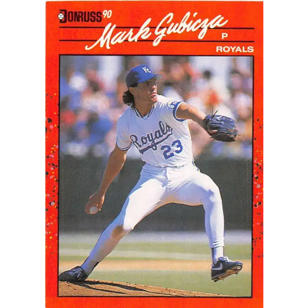 1990 Donruss #204 Mark Gubicza VG-EX Kansas City Royals Baseball Card - Baseball Card Single
