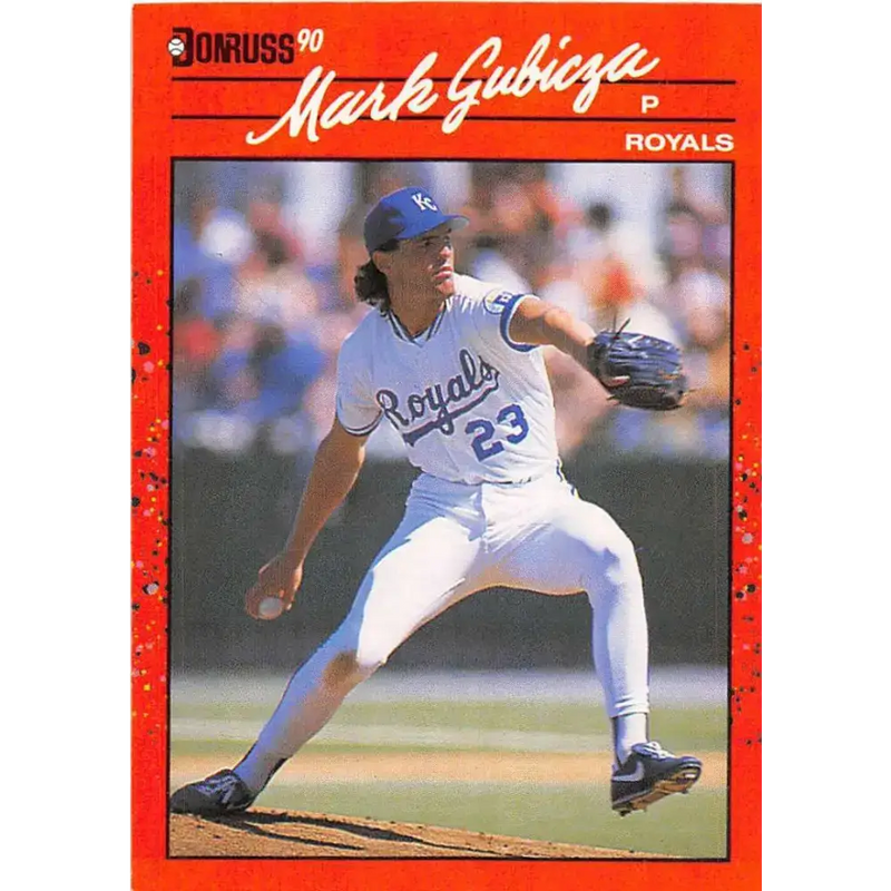 1990 Donruss #204 Mark Gubicza VG-EX Kansas City Royals Baseball Card - Baseball Card Single