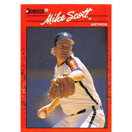 1990 Donruss #207 Mike Scott VG-EX Houston Astros Baseball Card - Baseball Card Single