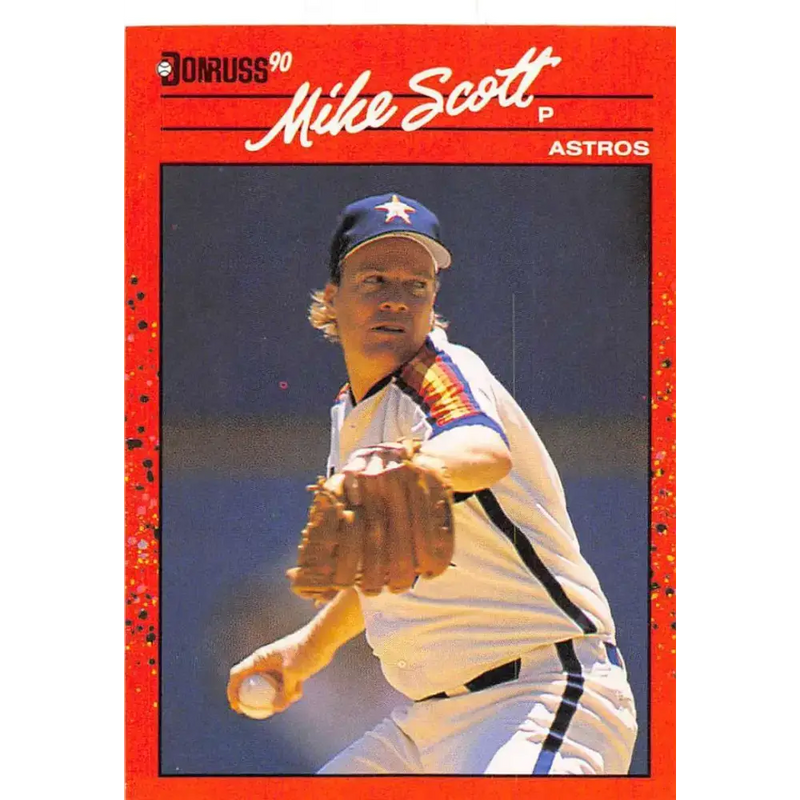 1990 Donruss #207 Mike Scott VG-EX Houston Astros Baseball Card - Baseball Card Single