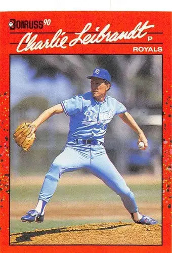 1990 Donruss #208 Charlie Leibrandt NM-MT Royals - Baseball Card Single
