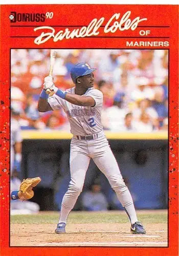 1990 Donruss #212 Darnell Coles NM-MT Mariners - Baseball Card Single