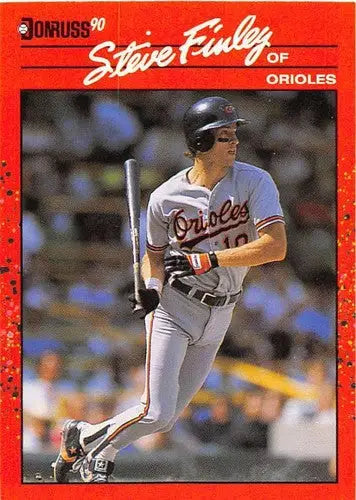 1990 Donruss #215 Steve Finley NM-MT Orioles ID:4867 - Baseball Card Single