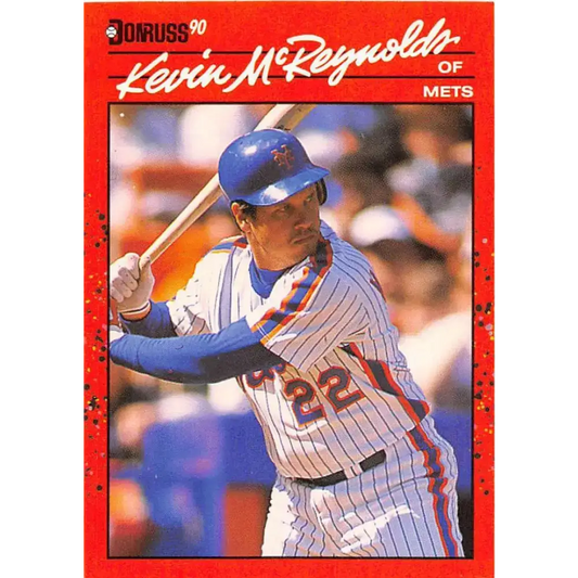1990 Donruss #218 Kevin McReynolds VG-EX New York Mets Baseball Card - Baseball Card Single