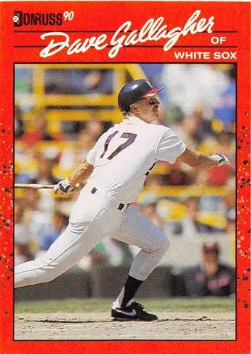 1990 Donruss #219 Dave Gallagher NM-MT White Sox ID:4870 - Baseball Card Single