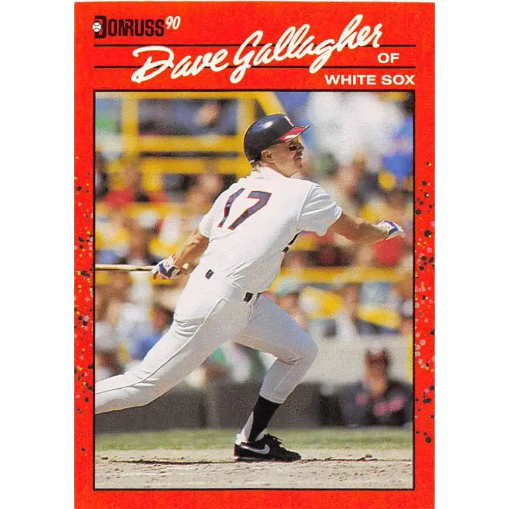1990 Donruss #219 Dave Gallagher VG-EX Chicago White Sox Baseball Card - Baseball Card Single