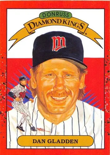 1990 Donruss #22 Dan Gladden NM-MT Twins DK ID:4792 - Baseball Card Single