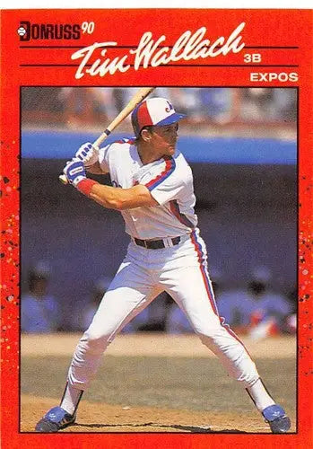 1990 Donruss #220 Tim Wallach NM-MT Expos - Baseball Card Single