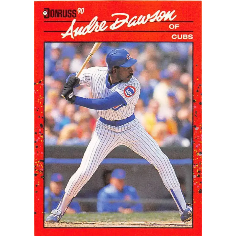 1990 Donruss #223 Andre Dawson VG-EX Chicago Cubs Baseball Card - Baseball Card Single