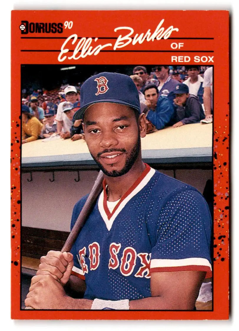 1990 Donruss #228 Ellis Burks - Baseball Card Single