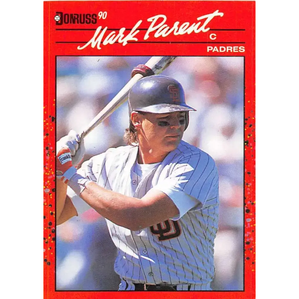 1990 Donruss #229 Mark Parent VG-EX San Diego Padres Baseball Card - Baseball Card Single