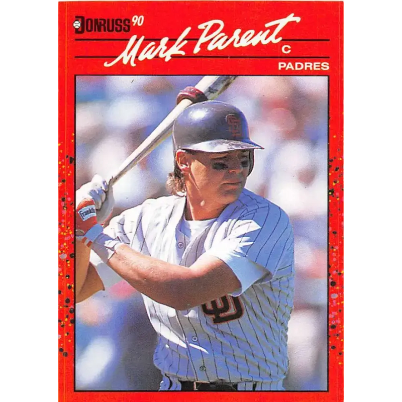 1990 Donruss #229 Mark Parent VG-EX San Diego Padres Baseball Card - Baseball Card Single