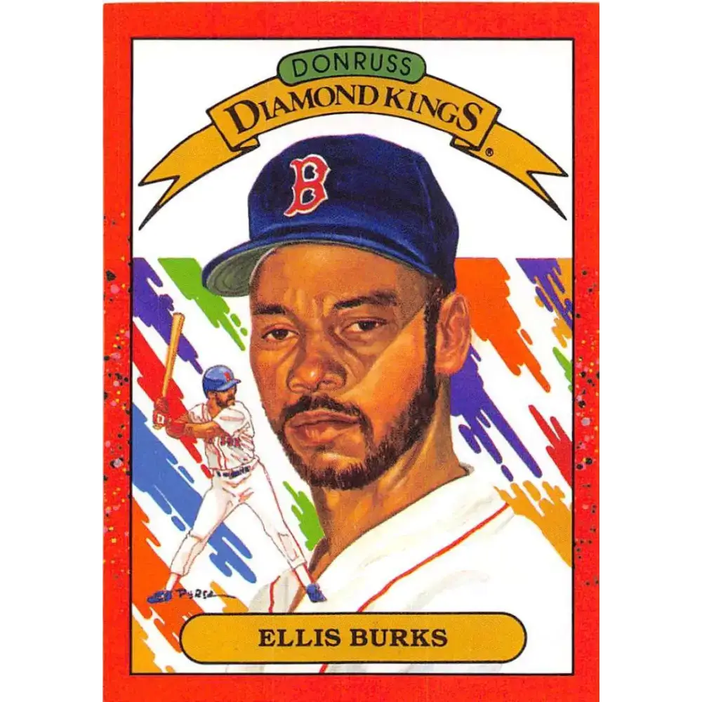 1990 Donruss #23 Ellis Burks DK VG-EX Boston Red Sox Baseball Card - Baseball Card Single