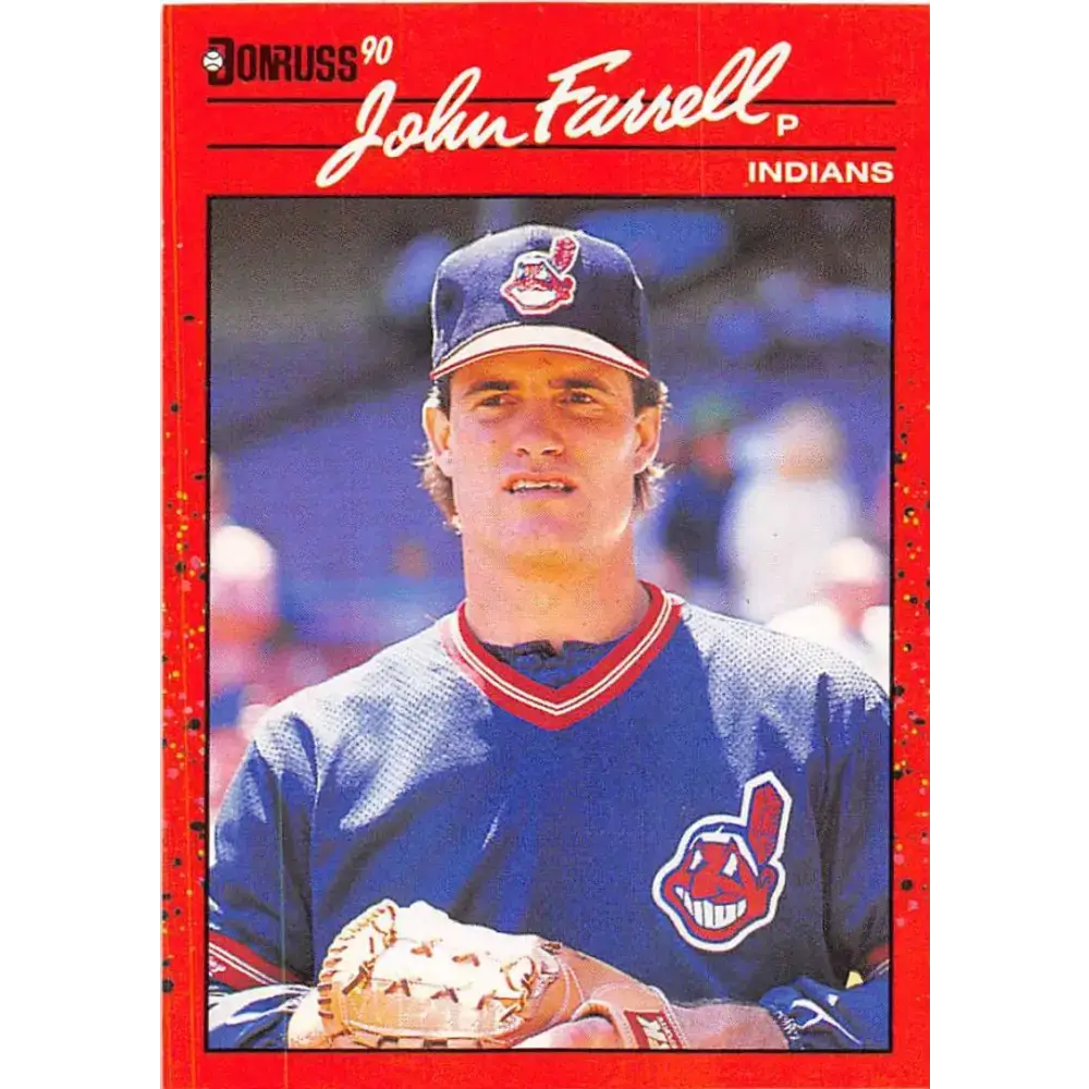 1990 Donruss #232 John Farrell VG-EX Cleveland Indians Baseball Card - Baseball Card Single