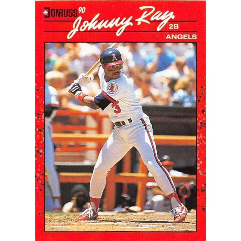 1990 Donruss #234 Johnny Ray VG-EX California Angels Baseball Card - Baseball Card Single