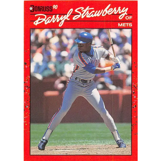 1990 Donruss #235 Darryl Strawberry VG-EX New York Mets Baseball Card - Baseball Card Single