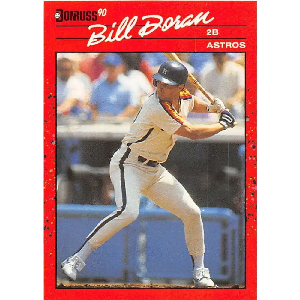 1990 Donruss #236 Bill Doran VG-EX Houston Astros Baseball Card - Baseball Card Single