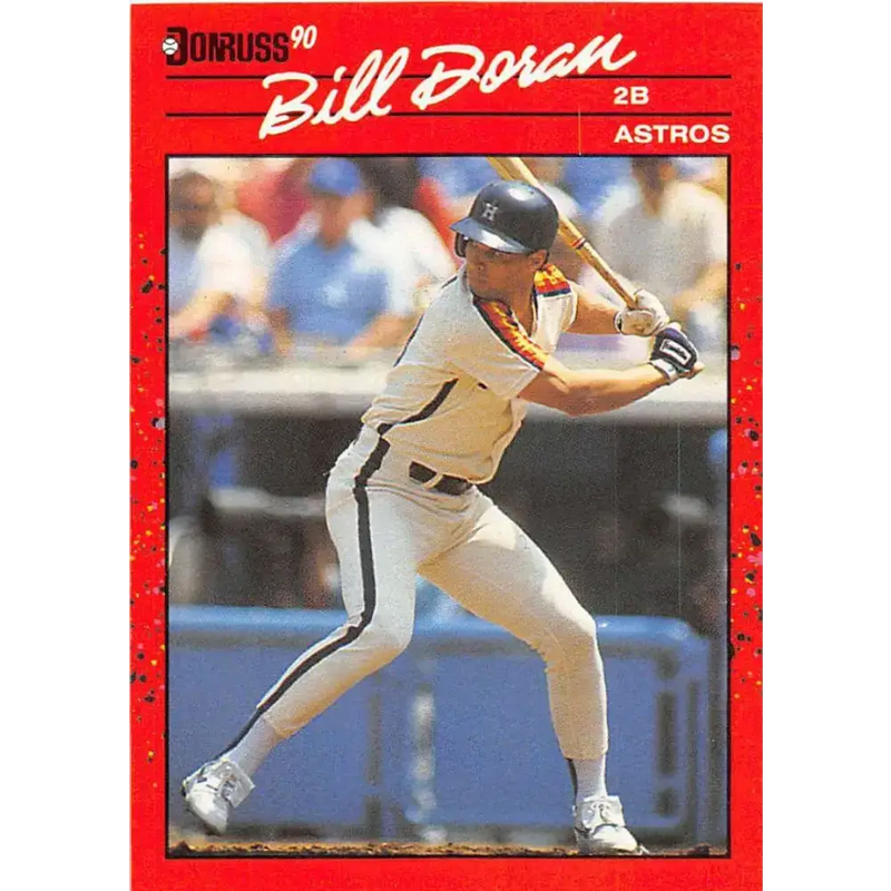 1990 Donruss #236 Bill Doran VG-EX Houston Astros Baseball Card - Baseball Card Single