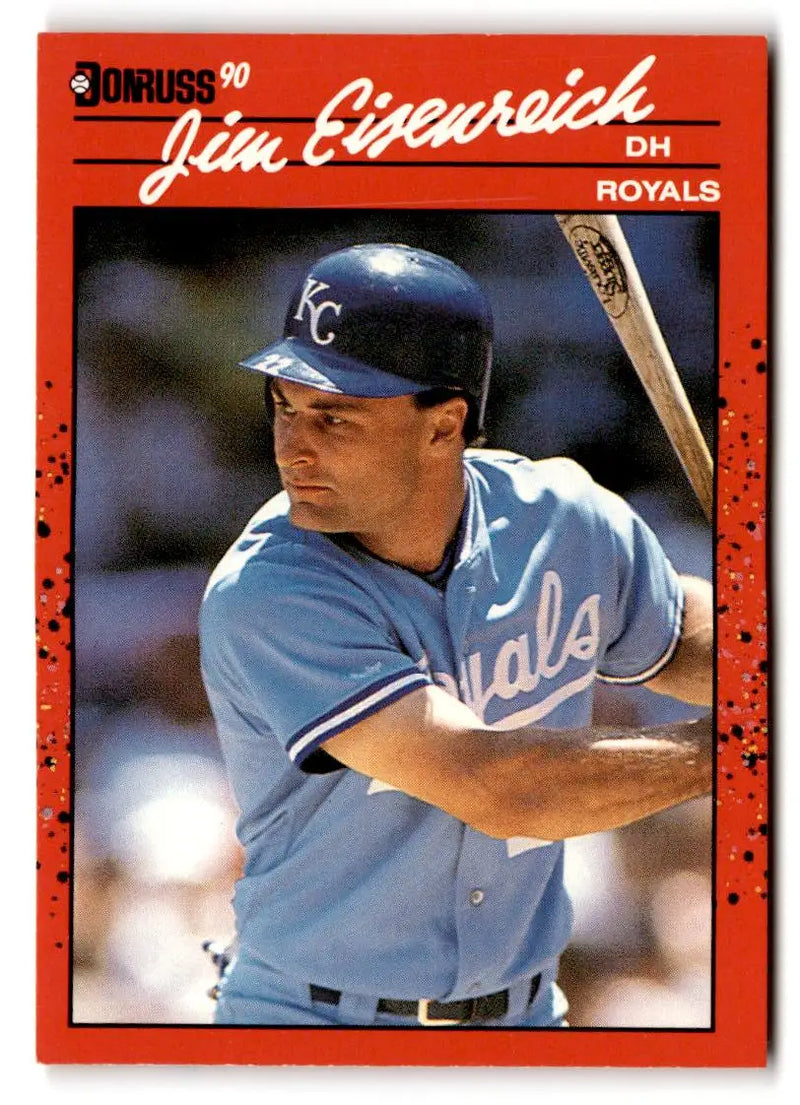 1990 Donruss #238 Jim Eisenreich - Baseball Card Single