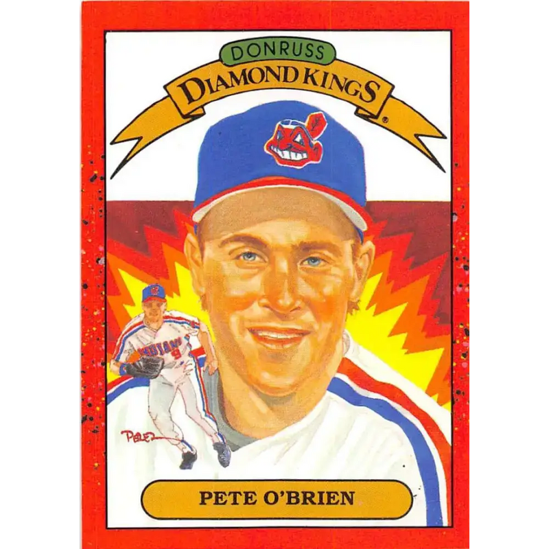 1990 Donruss #24 Pete O’Brien DK VG-EX Cleveland Indians Baseball Card - Baseball Card Single
