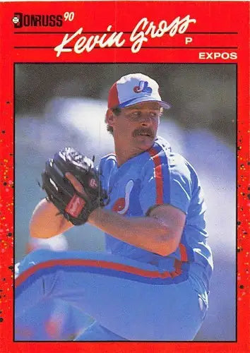 1990 Donruss #248 Kevin Gross NM-MT Expos - Baseball Card Single
