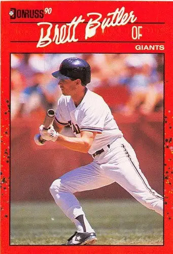 1990 Donruss #249 Brett Butler NM Near Mint Giants - Baseball Card Single