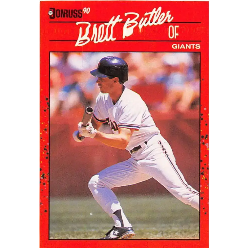 1990 Donruss #249 Brett Butler VG-EX San Francisco Giants Baseball Card - Baseball Card Single