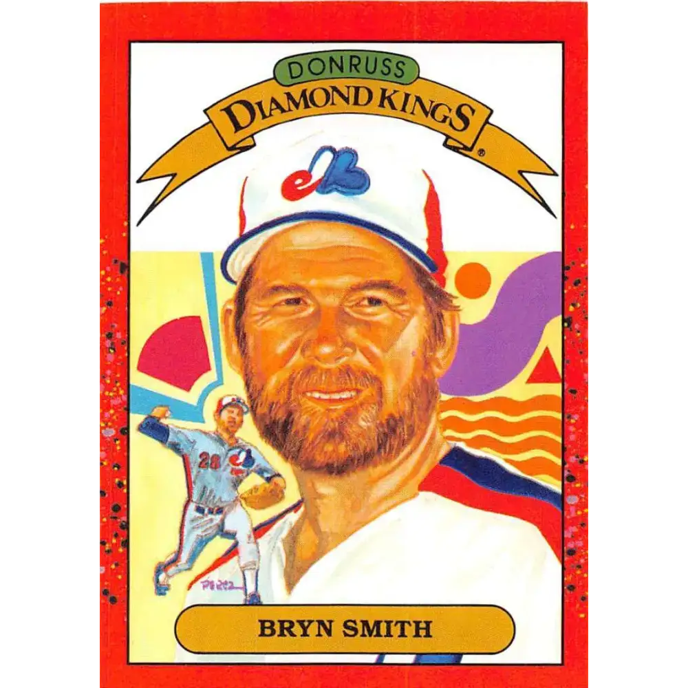 1990 Donruss #25 Bryn Smith DK VG-EX Montreal Expos Baseball Card - Baseball Card Single