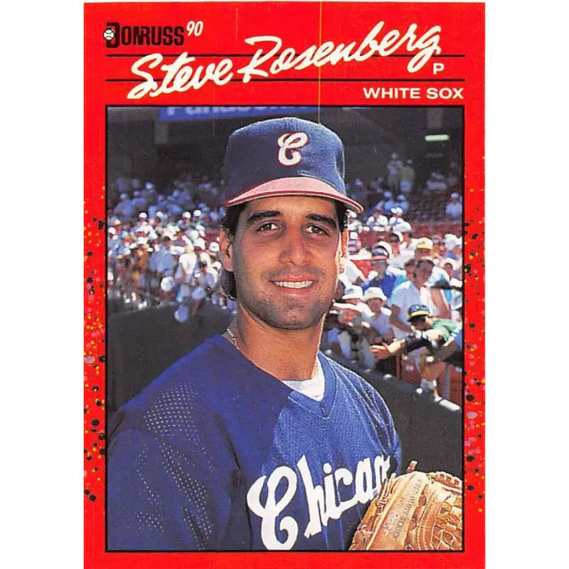 1990 Donruss #253 Steve Rosenberg VG-EX Chicago White Sox Baseball Card - Baseball Card Single