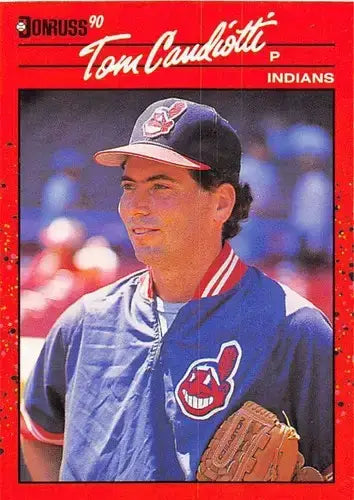 1990 Donruss #256 Tom Candiotti NM-MT Indians - Baseball Card Single