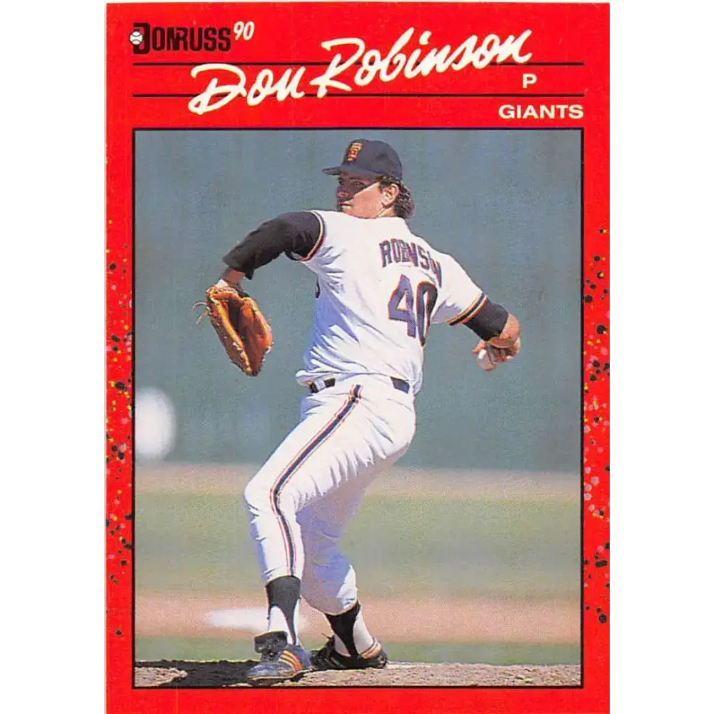 1990 Donruss #258 Don Robinson VG-EX San Francisco Giants Baseball Card - Baseball Card Single
