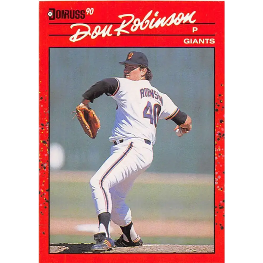 1990 Donruss #258 Don Robinson VG-EX San Francisco Giants Baseball Card - Baseball Card Single