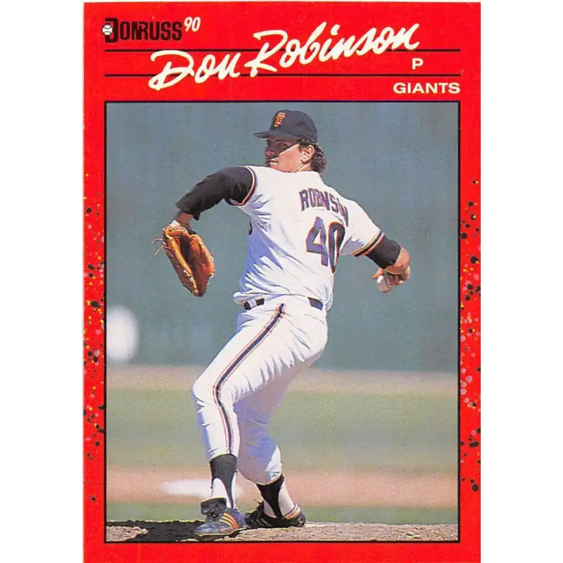 1990 Donruss #258 Don Robinson VG-EX San Francisco Giants Baseball Card - Baseball Card Single