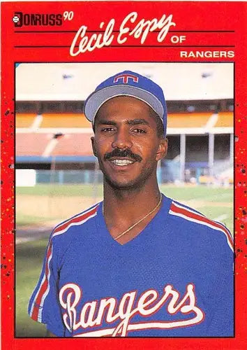 1990 Donruss #260 Cecil Espy NM-MT Rangers - Baseball Card Single
