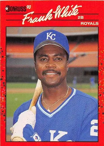 1990 Donruss #262 Frank White NM-MT Royals - Baseball Card Single