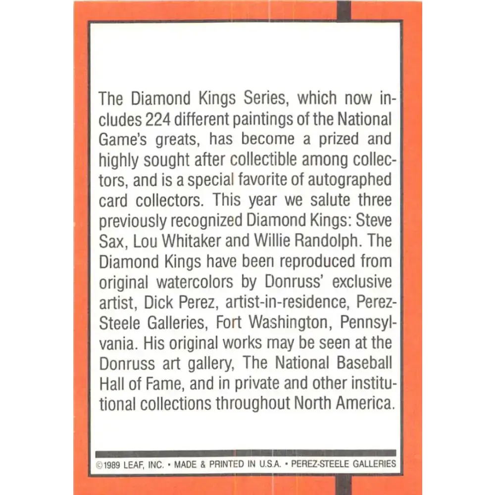 1990 Donruss #27 Checklist DK VG-EX Various Baseball Card - Baseball Card Single