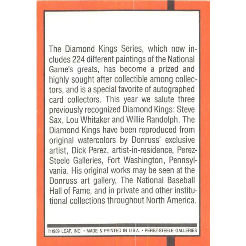 1990 Donruss #27 Checklist DK VG-EX Various Baseball Card - Baseball Card Single