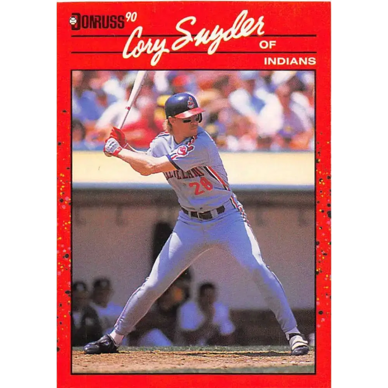 1990 Donruss #272 Cory Snyder VG-EX Cleveland Indians Baseball Card - Baseball Card Single