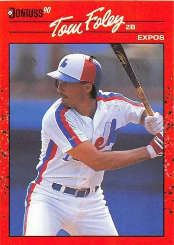 1990 Donruss #274 Tom Foley NM-MT Expos - Baseball Card Single