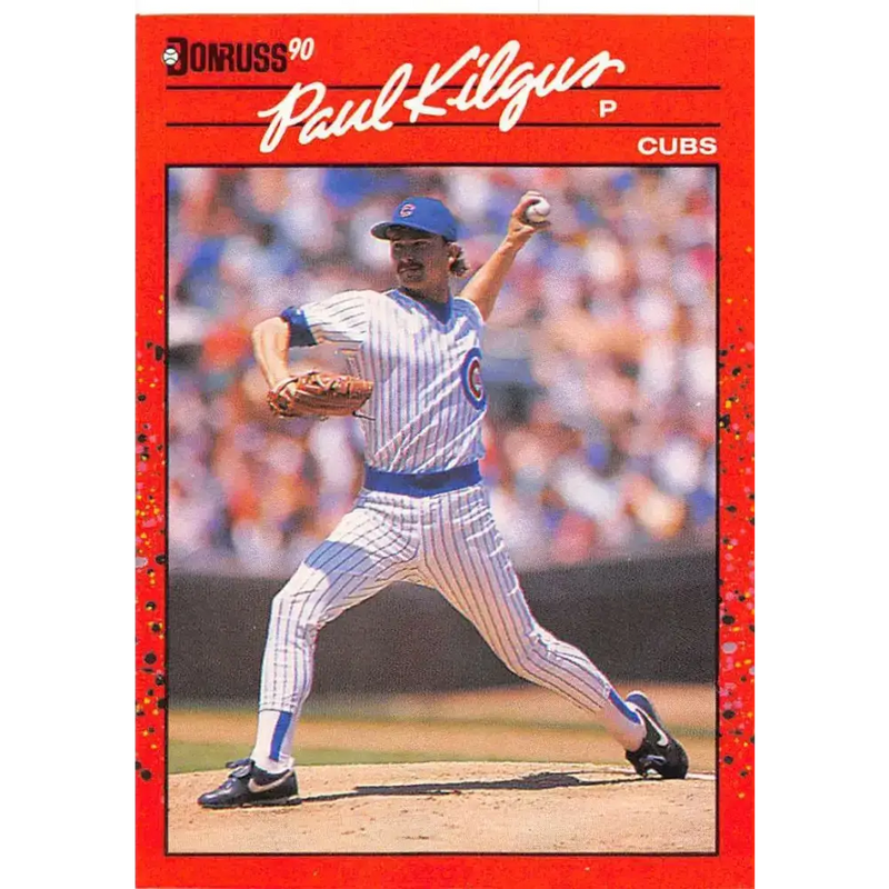 1990 Donruss #276 Paul Kilgus VG-EX Chicago Cubs Baseball Card - Baseball Card Single