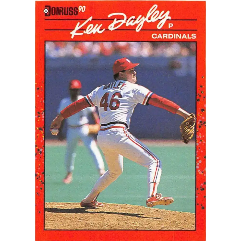 1990 Donruss #281 Ken Dayley VG-EX St. Louis Cardinals Baseball Card - Baseball Card Single